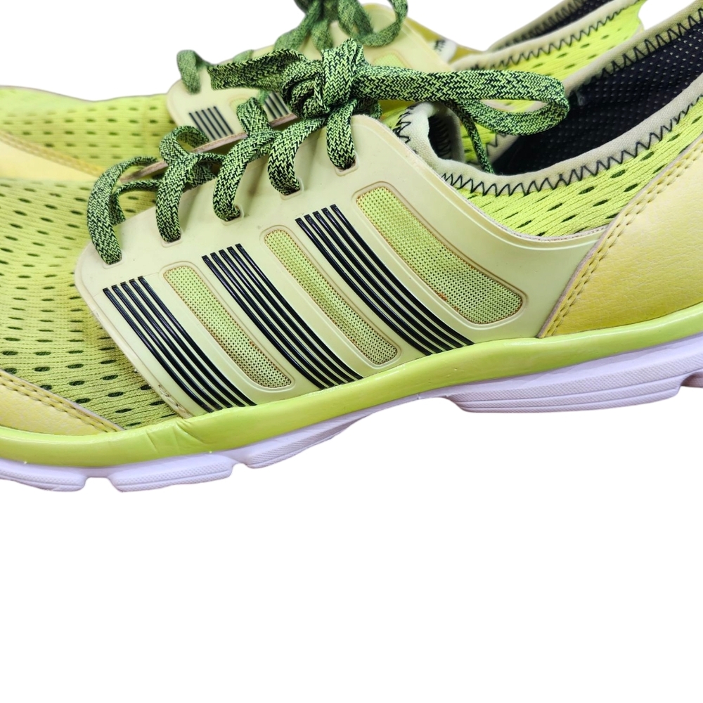 Adidas Men's Mesh Spikeless Lime Yellow Climacool Golf Shoes (12) - Picture 6 of 9